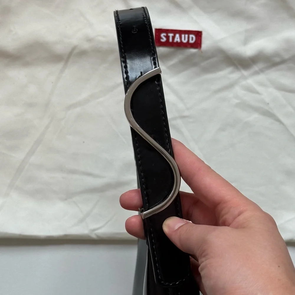 Staud Black Leather Women's Bag - Picture 13 of 15